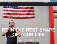 Tablet Screenshot of maxfitnesscrossfit.com